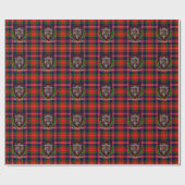MacPherson Scottish Clan Tartan & Crest Cadeaupapier (Vlak)