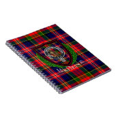 MacPherson Scottish Clan Tartan & Crest Notitieboek (Rechterzijde)
