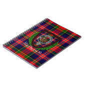 MacPherson Scottish Clan Tartan & Crest Notitieboek (Linkerzijde)