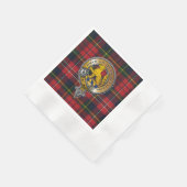 MacPherson Tartan & Badge Servet (Hoek)