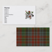 MacPherson Tartan Lion Visitekaartje (Voorkant / Achterkant)