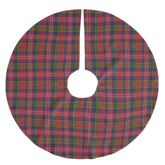 MacPherson Tartan Pset Tree Skirt Kerstboom Rok (Voorkant)