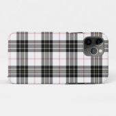 MacPherson tartan zwarte witte vlecht Case-Mate iPhone Case (Achterkant (horizontaal))