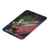 Macque Monkey bij Batu Caves, Maleisië Reizen Magneet (Linkerzijde)