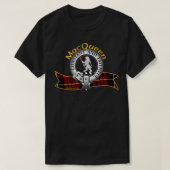 MacQueen Clan Tartan Crest Moto Pullover (Design devant)