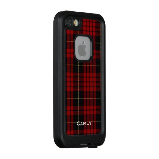 MacQueen Plaid LifeProof iPhone 5S Case (Dos/Droite)