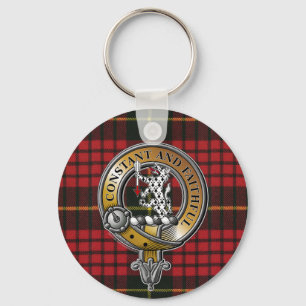 MacQueen Tartan & Badge Sleutelhanger