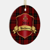 MacQueen Tartan Pset Custom ornament (Rechts)