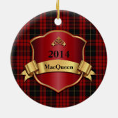 MacQueen Tartan Pset Custom ornament (Achterkant)