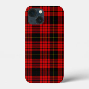 MacQueen Tartan Red en Black Pset iPhone 13 Mini Hoesje
