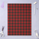 MacQueen Tartan Red en Black Pset Tissuepapier (Craft)