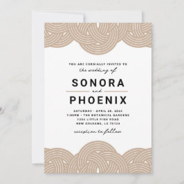 Macrame bruiloft kaart