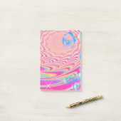 MACRAME'- kleurrijk Abstract Afbeelding van fracta Post-it® Notes (Op bureau)