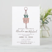 Macrame Planthanger Planter Cactus Bruidsfeest Kaart (Staand voorkant)