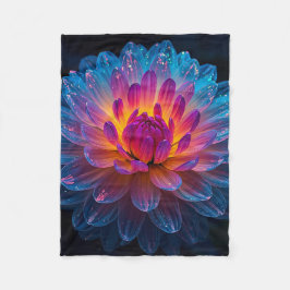 Macro Aurora Bloem Fleece Deken