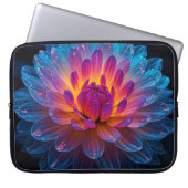 Macro Aurora Bloom 15 inch Electronics Bag Laptop Sleeve (Voorkant)