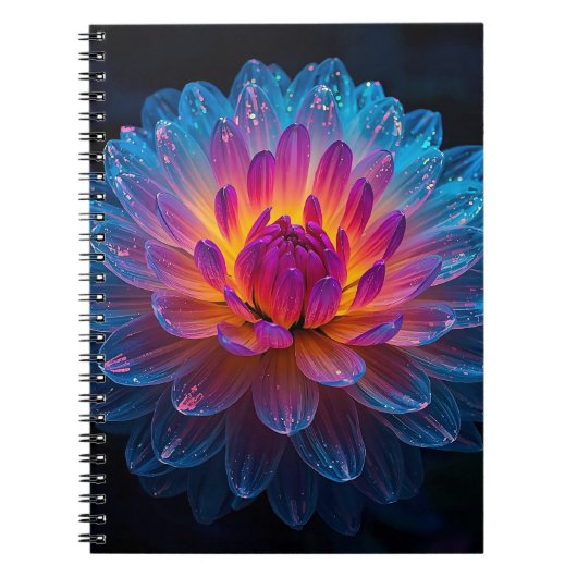 Macro Aurora Bloom Notitieboek (Voorkant)