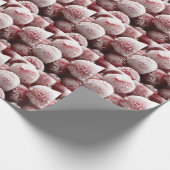 Macro bevroren bessen, close-up textuur. cadeaupapier (Hoek)