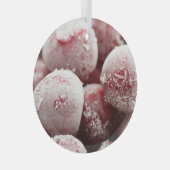 Macro bevroren bessen, close-up textuur. glas ornament (Voorkant Rechts)