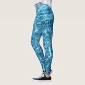 Macro Bubbling Blue Zee Foto Leggings (Links)
