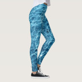 Macro Bubbling Blue Zee Foto Leggings (Rechts)