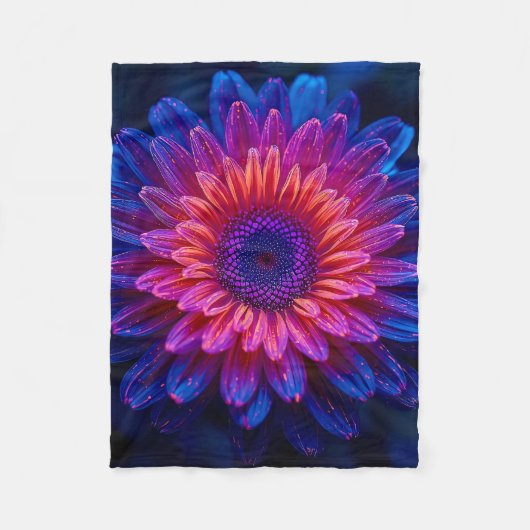 Macro Crystalline Cascade Fleece Deken (Voorkant)