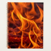 macro Flamme d'incendie (Devant)