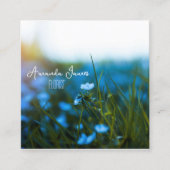 macro fleurs dans le champ, pour fleuriste, Carte (Devant)