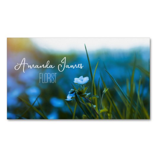 macro fleurs dans le champ, pour fleuriste, Carte  (devant)