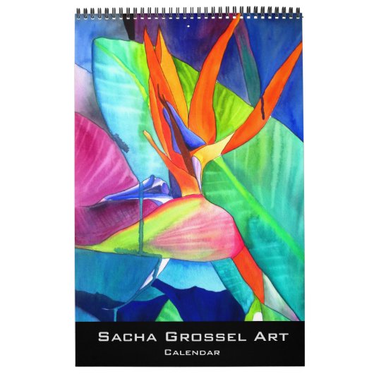 Macro Flower Art-kalender door Sacha Grossel Kalender (Hoes)