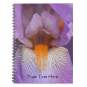 Macro Iris Petals Carnet de la nature (Devant)