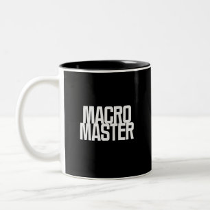 Macro Meester Excel Automatisering Goeroe Ontwer Tweekleurige Koffiemok