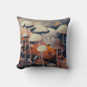 Macro Paddenstoelen Acrylprint Kussen