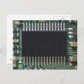 Macro photo du composant de carte de circuit (Devant / Derrière)