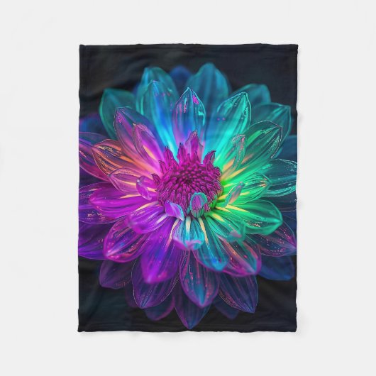 Macro Prism Petals Fleece Deken (Voorkant)