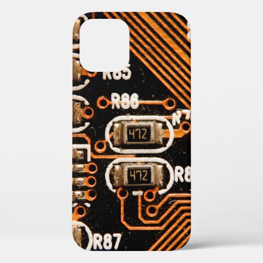 macro-shot van het schakelbord, kabels, condensato Case-Mate iPhone case (Achterkant)