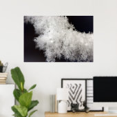 Macro Snowflake Poster (Thuiskantoor)