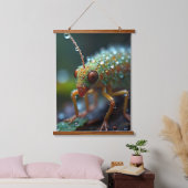 Macro van bosinsecten hangend wandkleed (Slaapkamer)