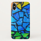 macro van gekleurd glas Case-Mate iPhone case (Achterkant)