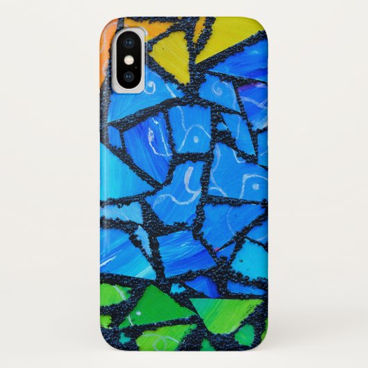 macro van gekleurd glas Case-Mate iPhone case (Achterkant)