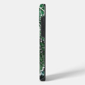 Macrobladillustratie iPhone Hoesje (Linkerkant)