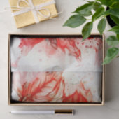 Macrobloesem van de rode Waterverf Tissuepapier (Geschenk)