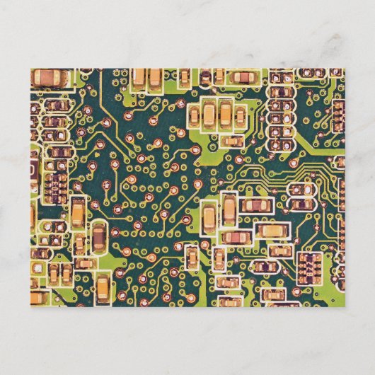 Macrofoto Circuit Board Briefkaart (Voorkant)
