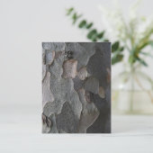 Macrofotografie boomschors briefkaart (Staand voorkant)