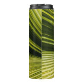 Macrofotografie van groen blad thermosbeker (Achterkant)