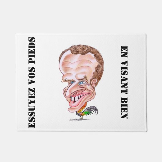 macron deurmat (Voorkant)