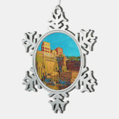 Macroopname cartridge - tin sneeuwvlok ornament (Rechts)