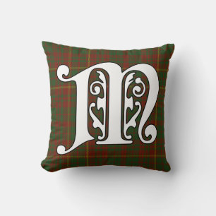 MacRory Clan Tartan Monogram Kussen