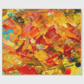 Macrotextuurfragment van de dichting van olieverf cadeaupapier (Vlak)