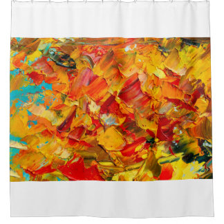 Macrotextuurfragment van de dichting van olieverf douchegordijn